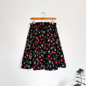 Modcloth tulip print knee length skirt